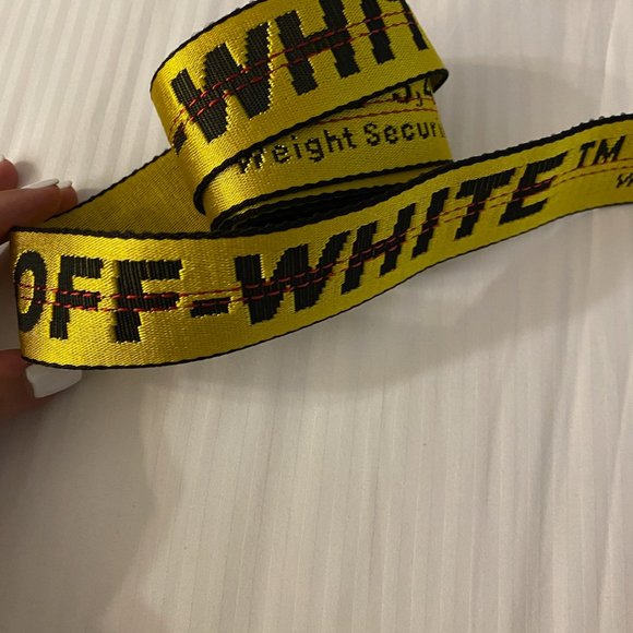 OFF WHITE Industrial Yellow Belt main image 5